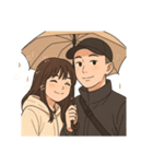 恋人同士の普段のやりとり-奈々＆Nick（個別スタンプ：11）