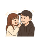 恋人同士の普段のやりとり-奈々＆Nick（個別スタンプ：19）