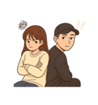 恋人同士の普段のやりとり-奈々＆Nick（個別スタンプ：20）