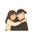 恋人同士の普段のやりとり-奈々＆Nick（個別スタンプ：22）