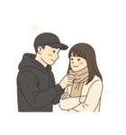 恋人同士の普段のやりとり-奈々＆Nick（個別スタンプ：23）