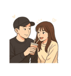 恋人同士の普段のやりとり-奈々＆Nick（個別スタンプ：25）