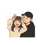 恋人同士の普段のやりとり-奈々＆Nick（個別スタンプ：27）
