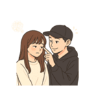 恋人同士の普段のやりとり-奈々＆Nick（個別スタンプ：29）