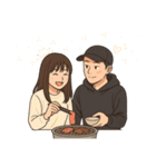 恋人同士の普段のやりとり-奈々＆Nick（個別スタンプ：33）