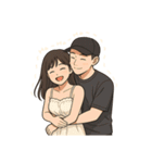恋人同士の普段のやりとり-奈々＆Nick（個別スタンプ：38）