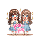 りおめい姉妹スタンプ(仲良し姉妹の日常)（個別スタンプ：6）