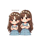 りおめい姉妹スタンプ(仲良し姉妹の日常)（個別スタンプ：12）