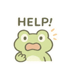 ポイ活＆無料配布をたしなむカエル（個別スタンプ：4）