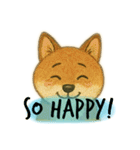 毎日わんちゃん（英語ver）（個別スタンプ：1）