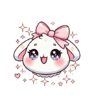 ゆるガーリーうさぎ♡（個別スタンプ：8）
