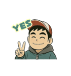 赤白帽BOY（個別スタンプ：3）