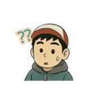 赤白帽BOY（個別スタンプ：9）