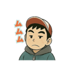赤白帽BOY（個別スタンプ：10）