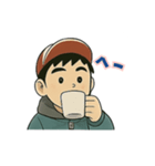 赤白帽BOY（個別スタンプ：11）
