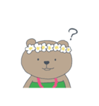 ハワイベアの毎日（個別スタンプ：6）