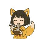 狐の女の子【稲荷しの】（個別スタンプ：27）