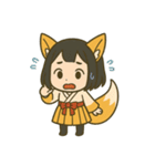 狐の女の子【稲荷しの】（個別スタンプ：35）