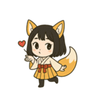 狐の女の子【稲荷しの】（個別スタンプ：37）