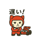F1赤レンジャーくん（個別スタンプ：7）