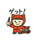 F1赤レンジャーくん（個別スタンプ：25）