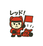 F1赤レンジャーくん（個別スタンプ：30）