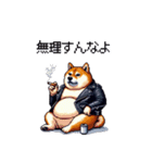 ロックでハードな太っちょ柴犬（個別スタンプ：25）