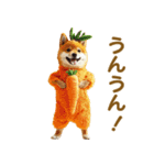 食べ物コスプレ犬！（個別スタンプ：18）