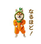 食べ物コスプレ犬！（個別スタンプ：20）