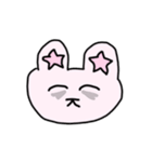 常に笑顔を保つウサギ（個別スタンプ：10）