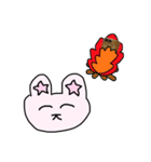 常に笑顔を保つウサギ（個別スタンプ：19）