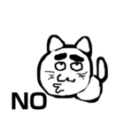 変顔猫のメッセージ 3（個別スタンプ：12）