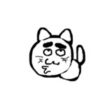 変顔猫のメッセージ 3（個別スタンプ：24）