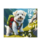 山好きの人が使うスタンプ 登山犬（個別スタンプ：7）