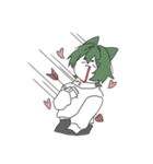 緑ネコくん（個別スタンプ：25）