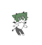緑ネコくん（個別スタンプ：30）