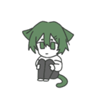 緑ネコくん（個別スタンプ：32）