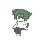緑ネコくん（個別スタンプ：33）