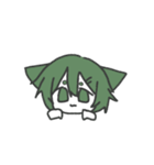 緑ネコくん（個別スタンプ：35）
