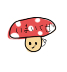 無表情キノコスタンプ（個別スタンプ：15）