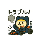 F1青レンジャーくん（個別スタンプ：19）