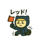 F1青レンジャーくん（個別スタンプ：37）