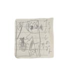 （実家からでてきた）私が昔描いたまんが集（個別スタンプ：2）