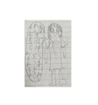 （実家からでてきた）私が昔描いたまんが集（個別スタンプ：17）