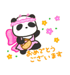 どっちもパンダ！！ 春 ゴールデンウィーク（個別スタンプ：13）