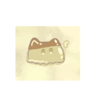 動く！ 猫とプリン合体スタンプ（個別スタンプ：8）