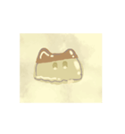 動く！ 猫とプリン合体スタンプ（個別スタンプ：10）
