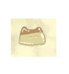 動く！ 猫とプリン合体スタンプ（個別スタンプ：14）