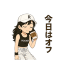 ダンス女子のためのスタンプ♡（個別スタンプ：4）