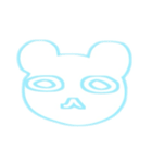 デコレーションアレンジするスタンプ水色（個別スタンプ：3）